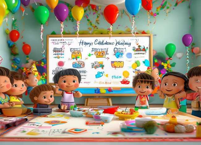 儿童节英语绘本制作 儿童节英语绘本制作图片