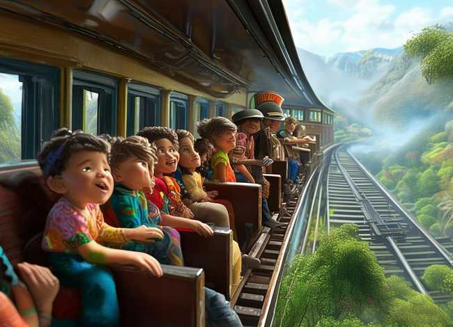 火车上山的儿童故事（火车上面的小故事）