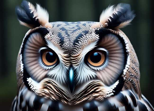 猫头鹰的耳朵长在哪里；猫头鹰的耳朵长在哪里图片