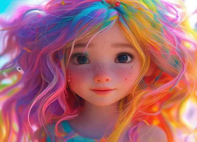 小女孩发型动画、小女孩发型动画视频