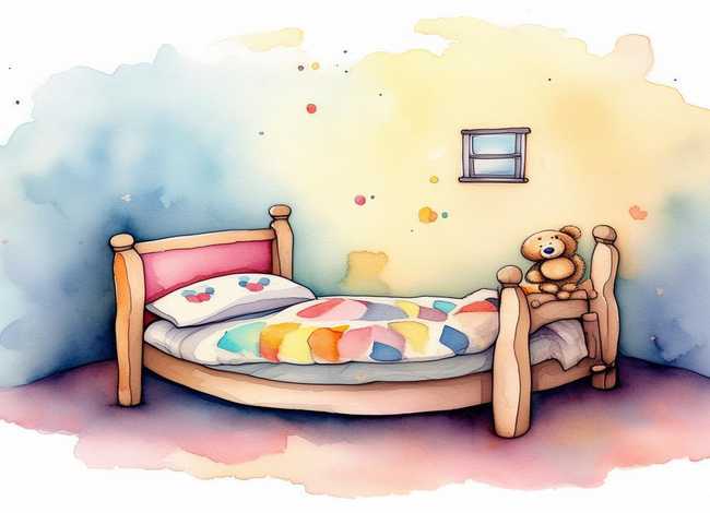 幼儿睡前故事水彩画版，幼儿睡前故事水彩画版简单