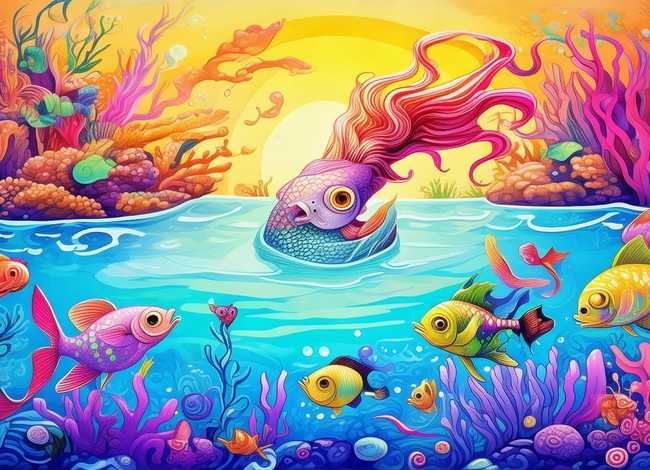 游泳小故事文字配图，游泳小故事文字配图大全