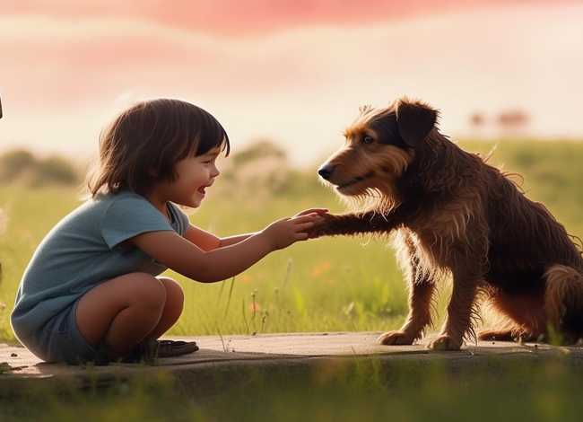 流浪狗陪伴儿童故事、k 流浪狗的故事