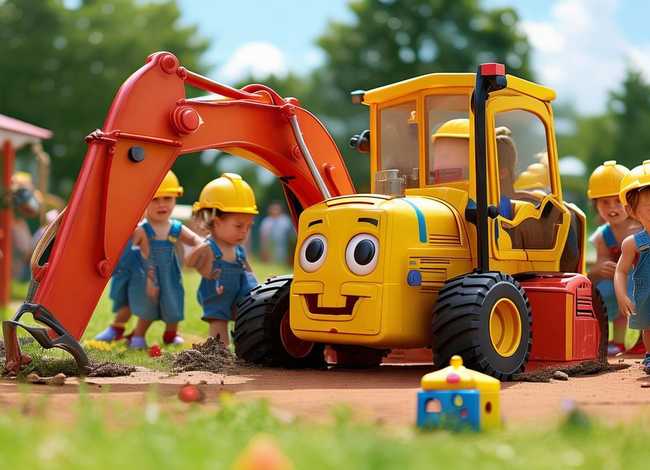 挖机故事儿童 - 挖掘机的幼儿故事