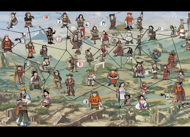 三国人物关系图；三国人物关系图表