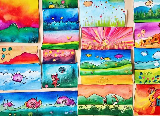 儿童水粉 - 儿童水粉画图片大全