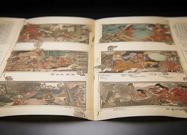 寓言故事连环画4幅图片一张纸 - 寓言故事连环画4幅图片一张纸怎么画