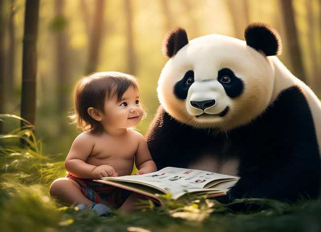 大熊猫的故事儿童英文；熊猫的故事的英文
