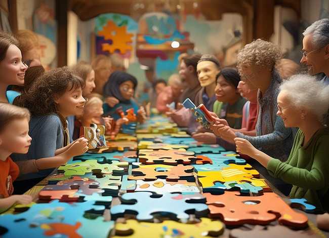 拼图小故事（拼图小故事简短50字）