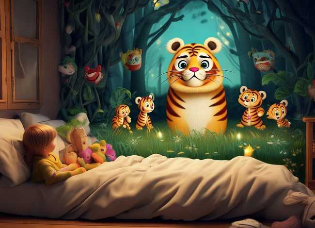 儿童睡前故事老虎外婆；睡前小故事老虎外婆上下集