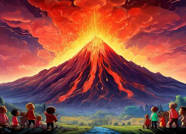 火山的故事儿童在线听 - 火山爆发故事在线收听