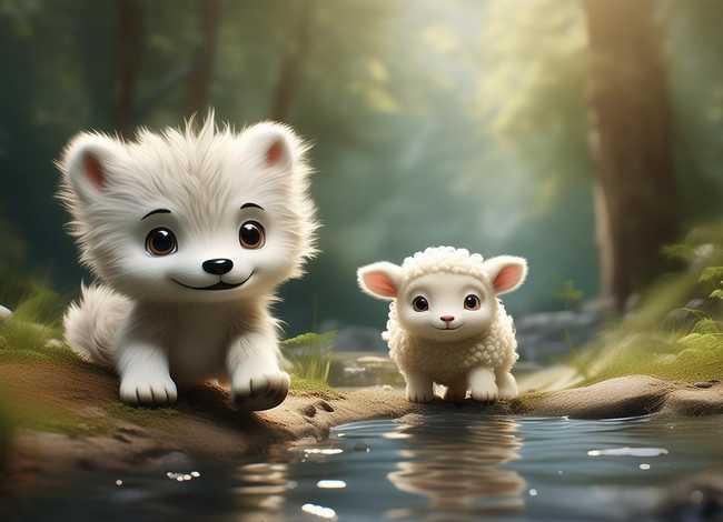 儿童故事狼和小羊的故事，狼和小羊的幼儿故事