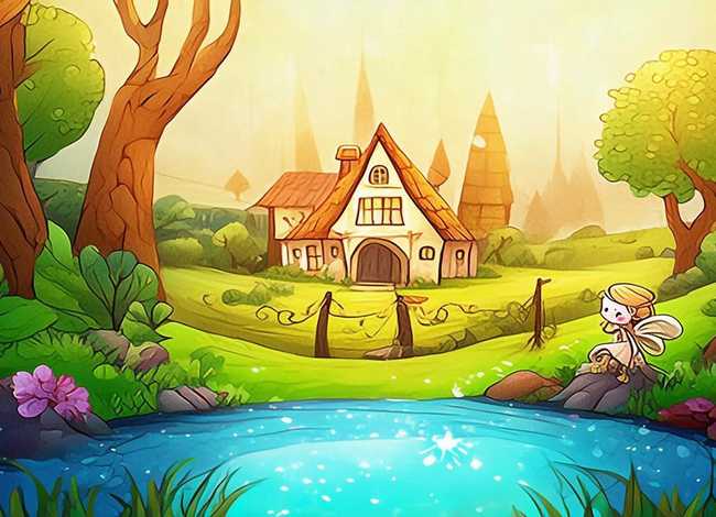 经典童话故事主题画、经典童话简笔画