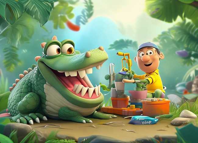 儿童故事鳄鱼拔牙（绘本故事鳄鱼拔牙读后感）