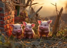 三只小猪真实的故事；三只小猪真实的故事完整版