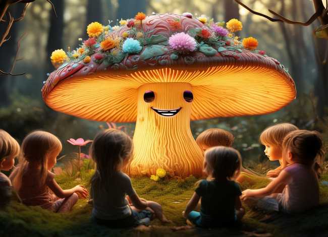 会说话的蘑菇儿童故事（会说话的绘本故事）
