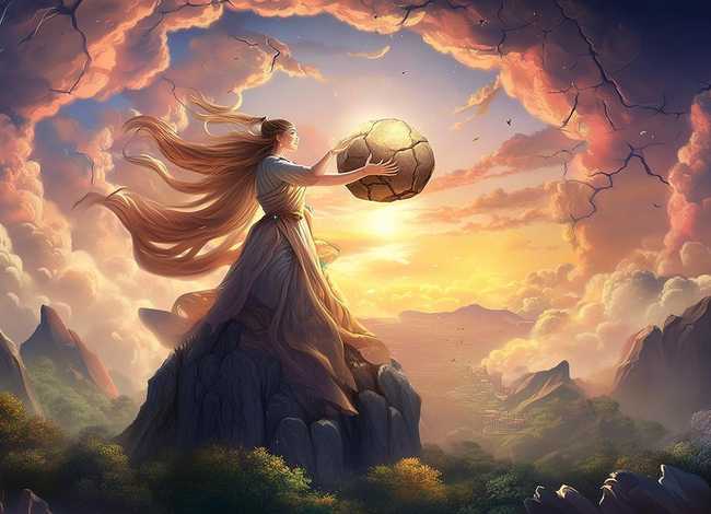 儿童系列女娲拿石补天的故事(女娲补天石头的故事) 儿童系列女娲拿石补天的故事(女娲补天石头的故事)