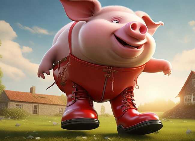 小猪和靴子故事视频，小猪和靴子故事表演视频