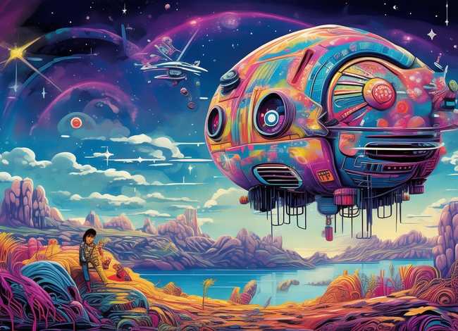 儿童科幻绘画作品 儿童科幻绘画作品名称