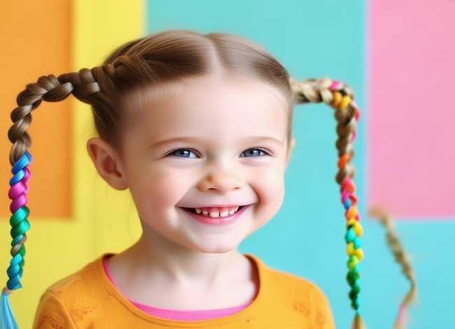儿童麻花辫怎么编；儿童麻花辫怎么编两个