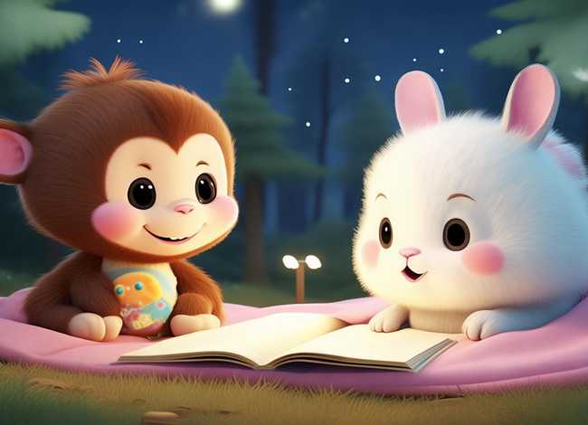 幼儿睡前故事小猴子和小兔子（幼儿睡前故事小猴子和小兔子图片）