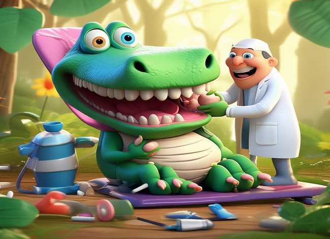 儿童故事鳄鱼拔牙（绘本故事鳄鱼拔牙读后感）