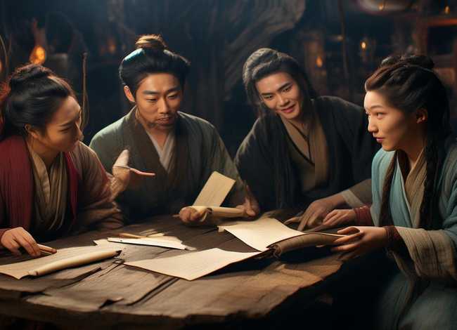 成语故事剧本、成语故事剧本4人组