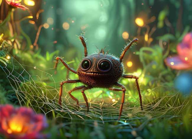 蜘蛛的故事儿童动画片，蜘蛛的故事图片