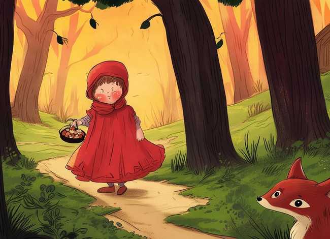 儿童小红帽故事童话，少儿故事小红帽的故事