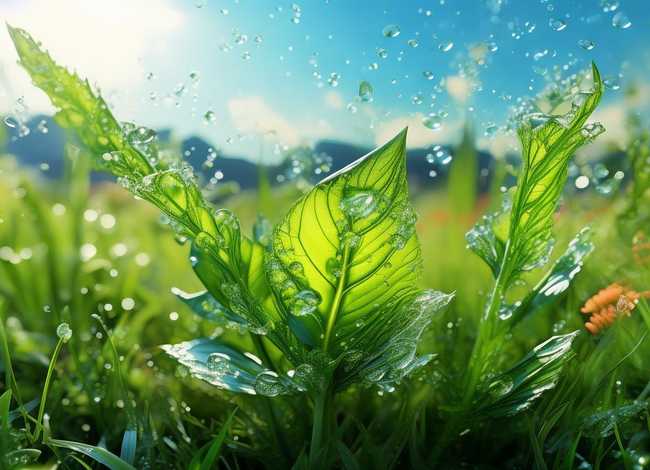 儿童露珠的故事（露珠的儿童画）