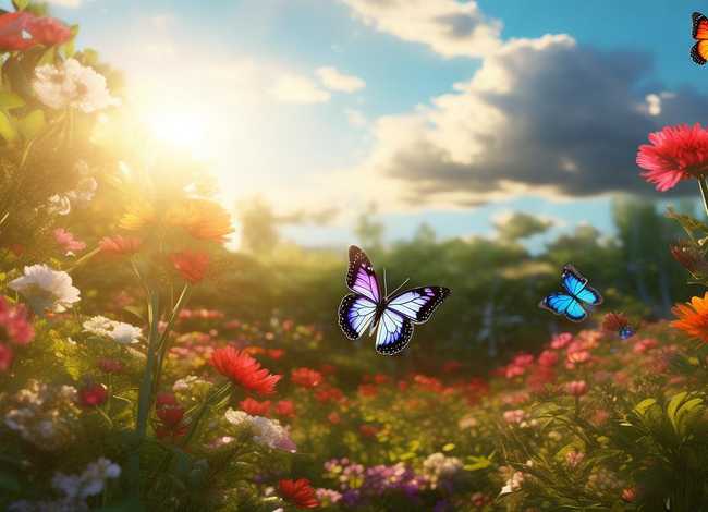 三只蝴蝶故事图片、三只蝴蝶故事图片素材