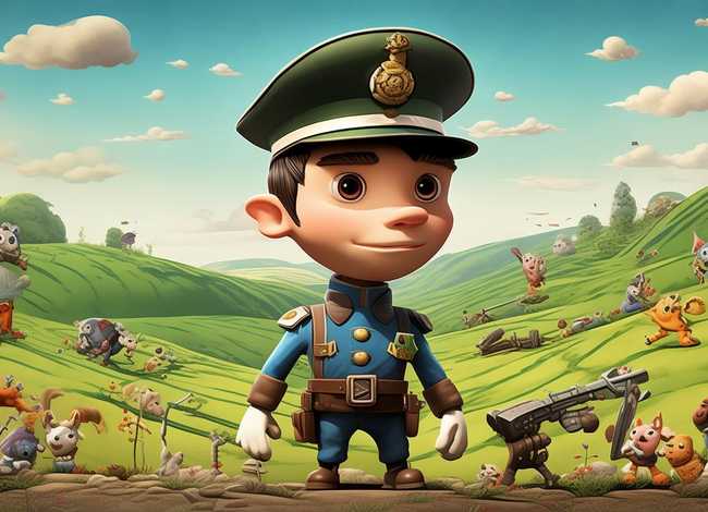 小兵的故事儿童诗、小兵的故事组诗