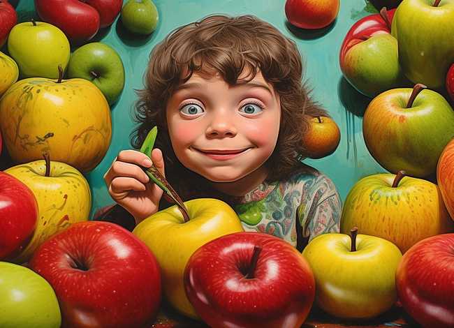 苹果的绘本 - 苹果的绘本怎么画