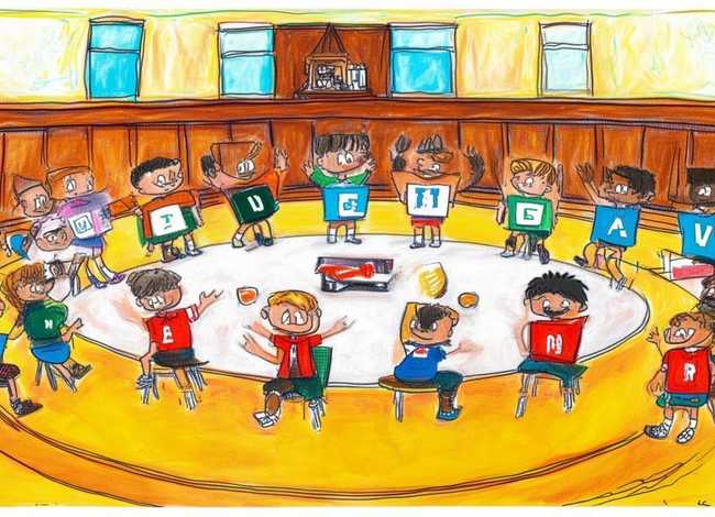 法律儿童漫画 法律儿童画获奖作品 法律儿童漫画 法律儿童画获奖作品