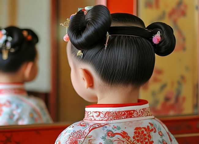 儿童旗袍发型的扎法（儿童旗袍发型的扎法教程）