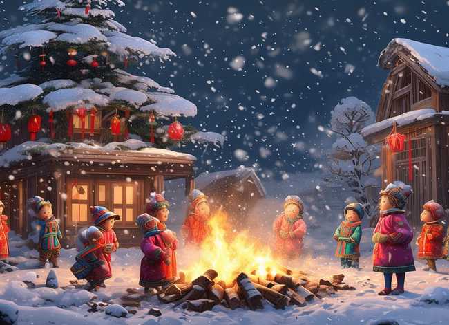 儿童新年古诗五言绝句 - 新年的古诗五言绝句