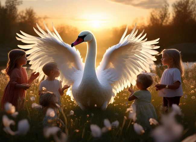 天鹅故事儿童，6个天鹅故事