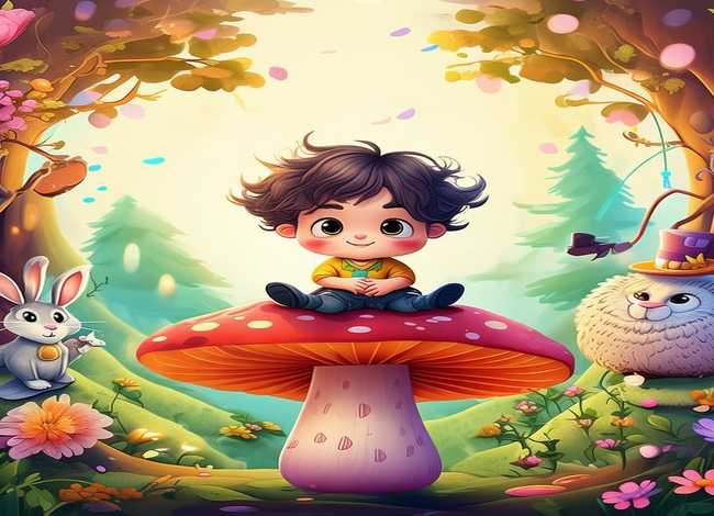 儿童故事插画配图 儿童故事配图插画