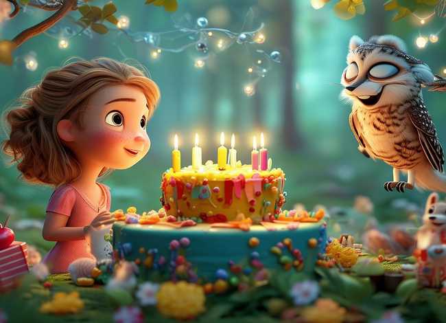 故事 过生日；三上续写故事 过生日