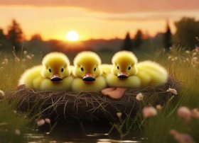 三只小鸭子儿童故事 三只小鸭子的故事 睡前小故事
