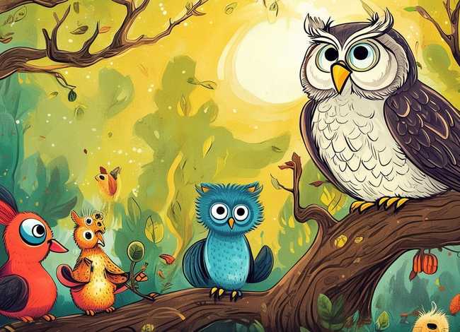 寓言故事儿童画教程；寓言故事画法