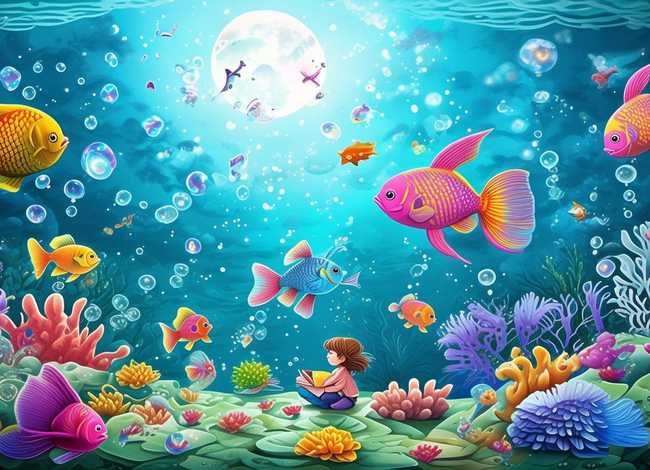 睡前儿童故事神奇的鱼 - 神奇的鱼故事视频大全