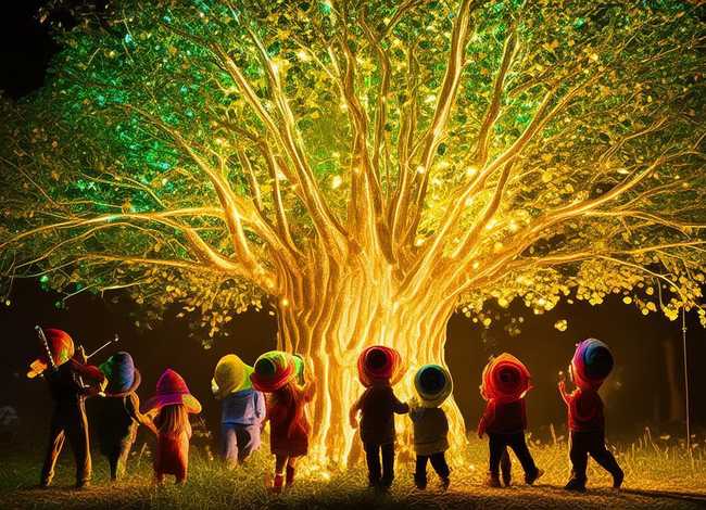 儿童团故事背景视频素材 - 幼儿故事背景视频