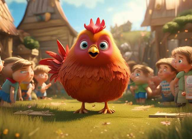 有关公鸡的儿童故事；有关公鸡的小故事