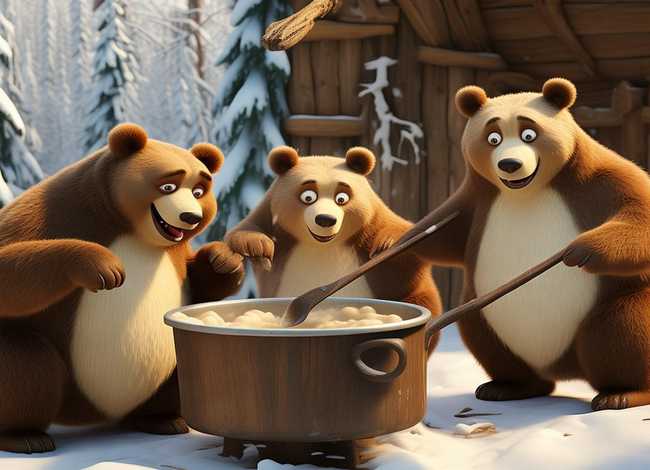 3只熊故事；3只熊故事简短概括英文版