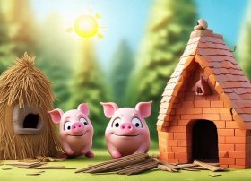 三只小猪儿童故事视频 三只小猪幼儿故事视频