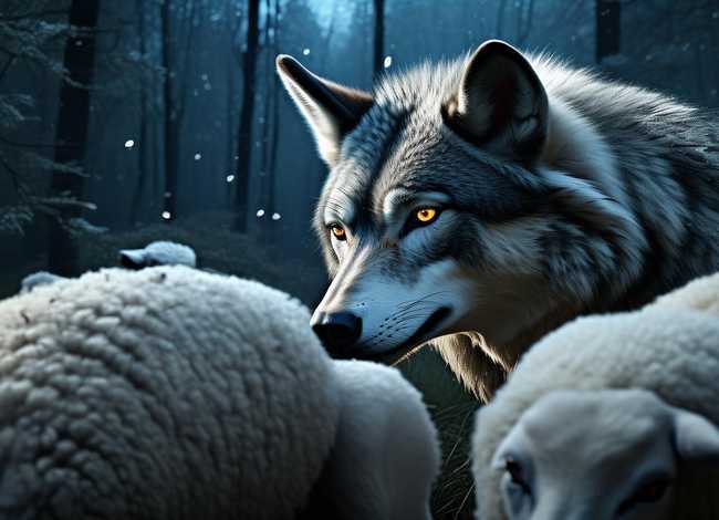 狼和羊的故事；狼和羊的故事中狼的特点