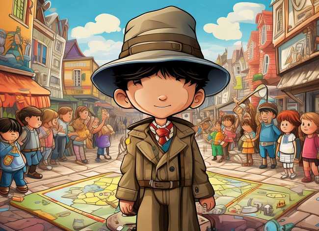 儿童彩图侦探故事书、彩图侦探推理故事