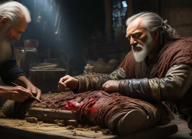 刮骨疗伤图画故事，刮骨疗伤是关于谁的故事