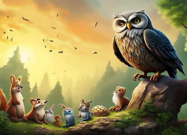 寓言故事的画画（寓言故事的画画的笔记三年级）